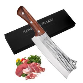 Kegani Meat Cleaver Knife - Heavy Duty Bone Chopper - 1.4 Lbs Butcher Knife Bone Knife - High Carbon Steel Butcher Knife For Meat Cutting, Bone Cuttin