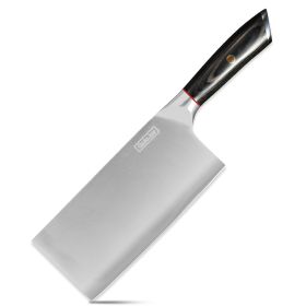 Qulajoy Meat Cleaver Knife - 7.3 Inch High Carbon Stainless Steel Butcher Knife For Meat Cutting Slicing Vegetables- Professional Chopper Knife For Ho (Option: Meat Cleaver Knife)