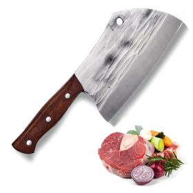 Meat Cleaver Knife Heavy Duty Japanese Hand Forged Chef Knife, Cleaver Knife For Meat Cutting (Option: Heavy Duty Meat Cleaver Knife)