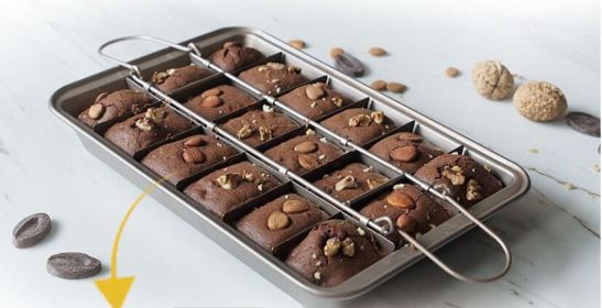 Brownie Baking Pan Cake Mould Square Bread Baking