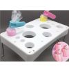 Cake Pastry Bag Holder Tray Stand Icing Bag Rack Cake Decoration Tool Baking Organizer