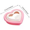 1pc Heart Sandwich Cutter And Sealer, Decruster Bread Sandwich Maker Cutters Make, DIY Pocket Sandwiches Mold Square Shape, Decruster Sandwich Maker F