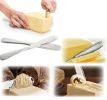 Multifunction 3 In 1 Stainless Steel Butter Cutter Knife Cream Knife Western Bread Jam Knife Cheese Spreader 3 In 1 Stainless Steel Butter Spreader Kn